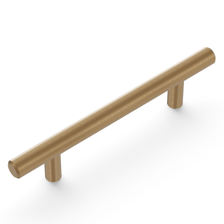 Champagne Bronze Satin Finish Modern Bar Pulls with Mounting Hardware