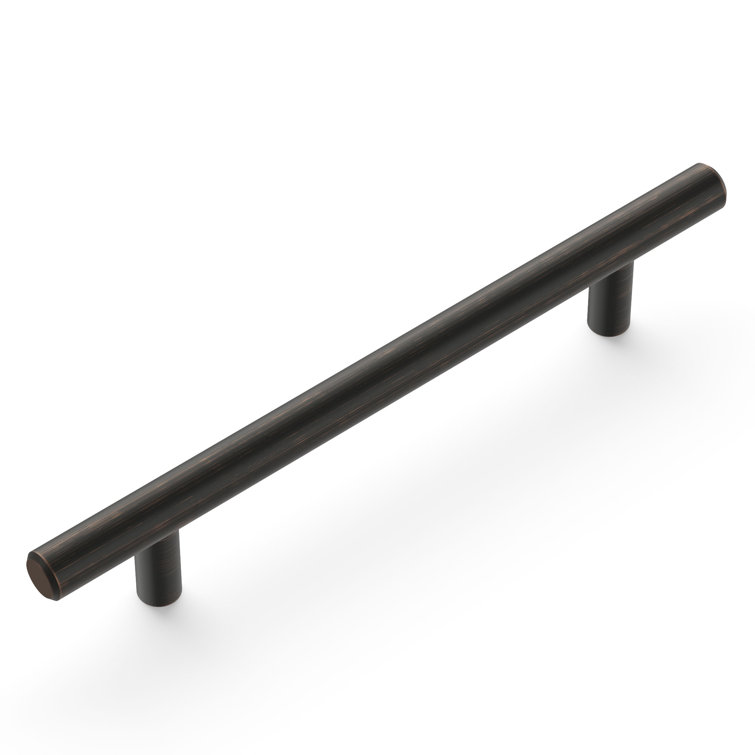Oil-Rubbed Bronze Modern Bar Pulls with Mounting Hardware