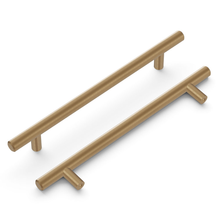 Champagne Bronze Modern Bar Pull Cabinet Handle 6-5/16"