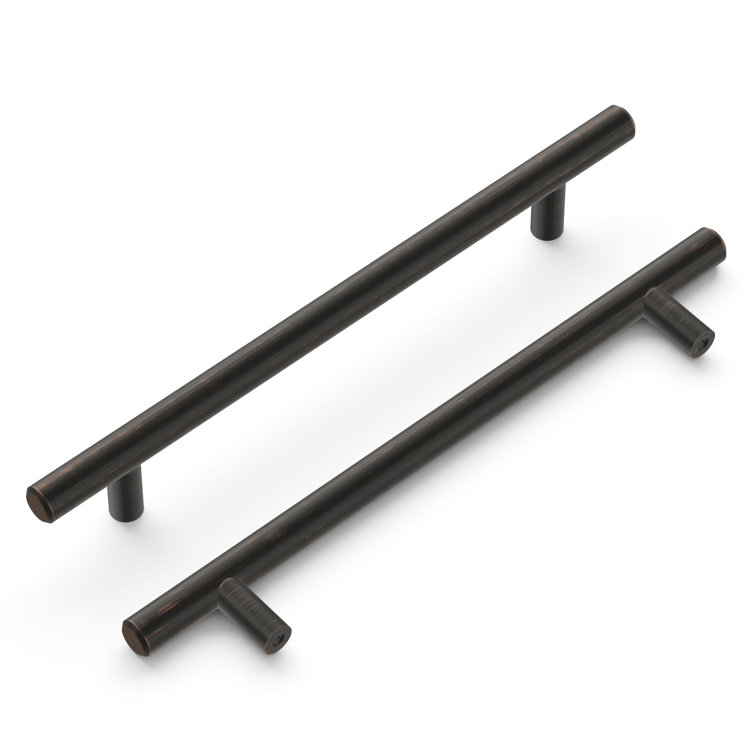 Vintage Bronze Modern Bar Pull Cabinet Handles with Mounting Hardware