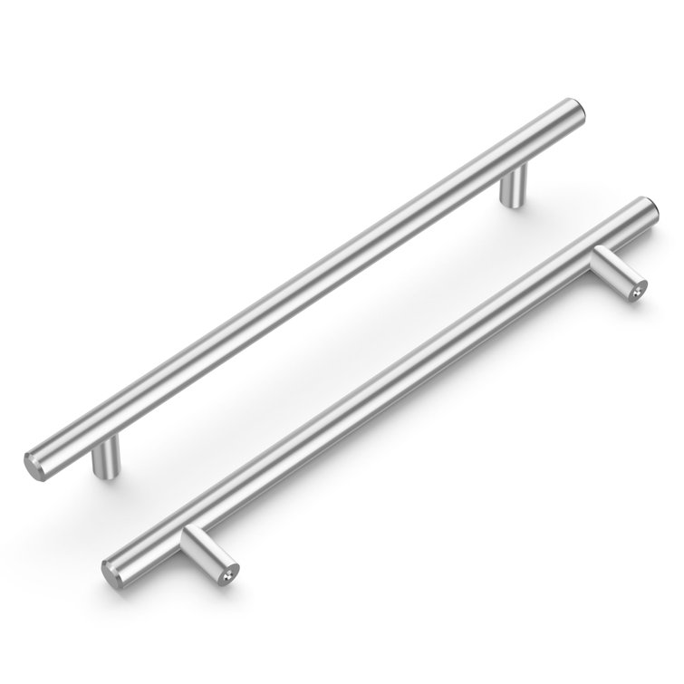 10-Inch Chrome Modern Bar Pull Handle with Mounting Hardware