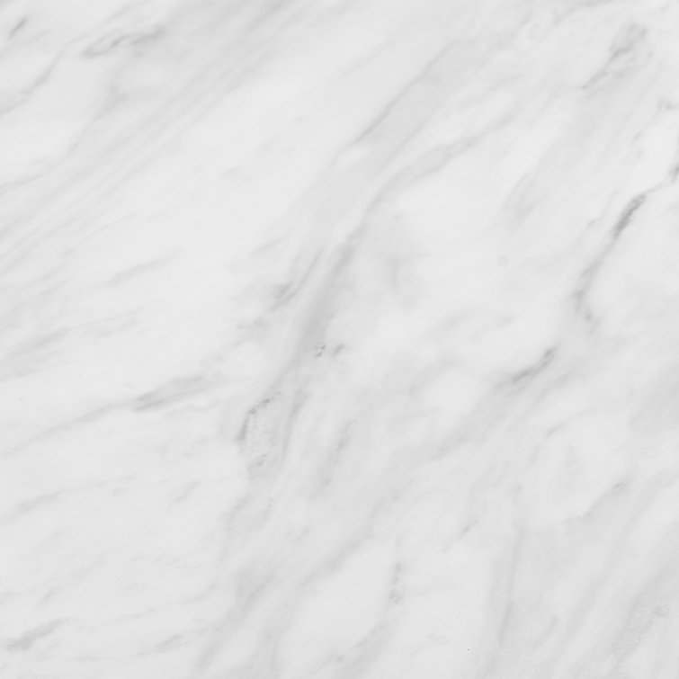 Claire Gray Wood Kitchen Island with Faux Marble Top