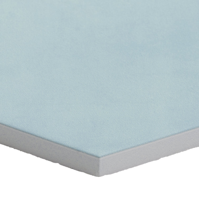 Turquoise 8" Hexagon Matte Porcelain Floor and Wall Tile