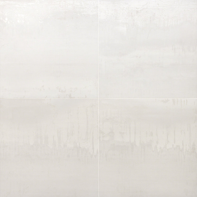 Large Format Light Silver Matte Porcelain Floor and Wall Tile