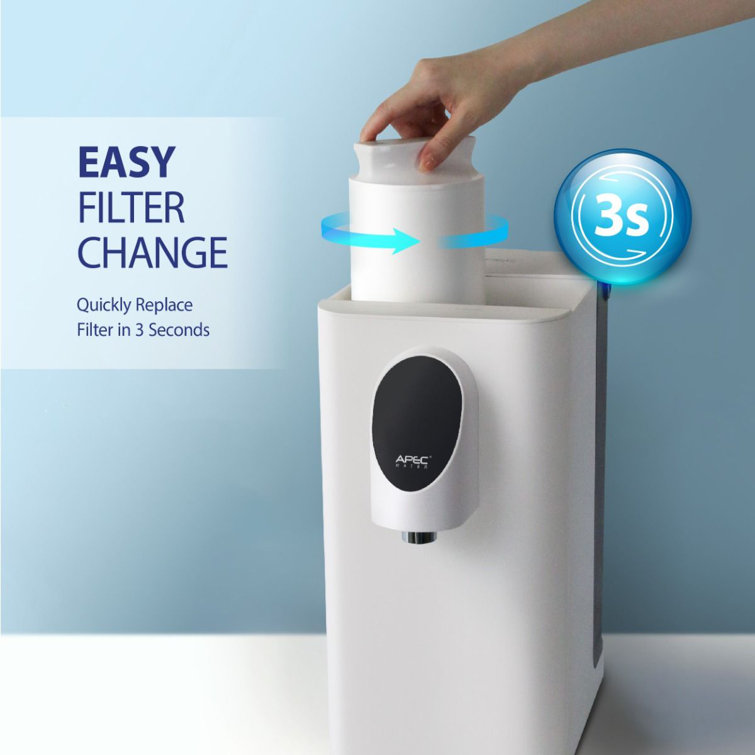 APEC ROCT-PLUS Countertop Reverse Osmosis System with UV Filtration