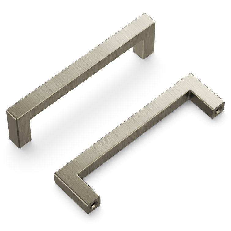 Stainless Steel Brushed Cabinet Pulls 10-Pack with Mounting Hardware
