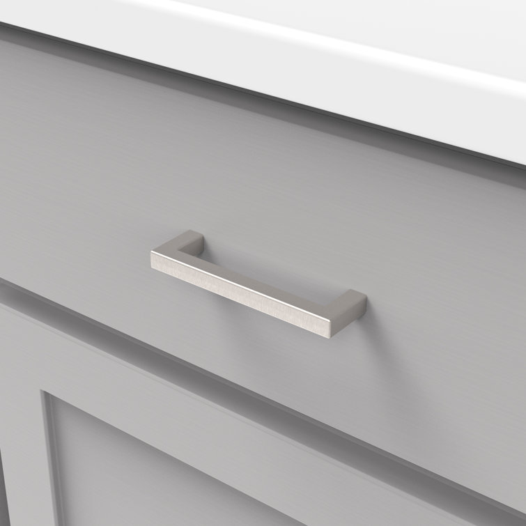 Stainless Steel Brushed Cabinet Pulls 10-Pack with Mounting Hardware