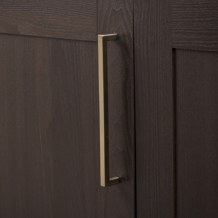 Elusive Golden Nickel Modern Cabinet Handle with Mounting Hardware