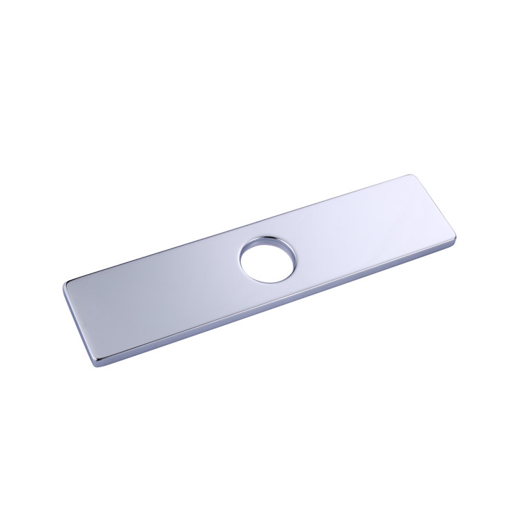 10" Chrome Stainless Steel Kitchen Sink Faucet Hole Cover Deck Plate