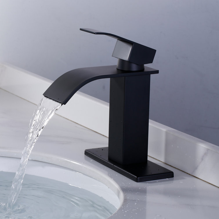 10" Black Stainless Steel Sink Faucet Hole Cover Deck Plate