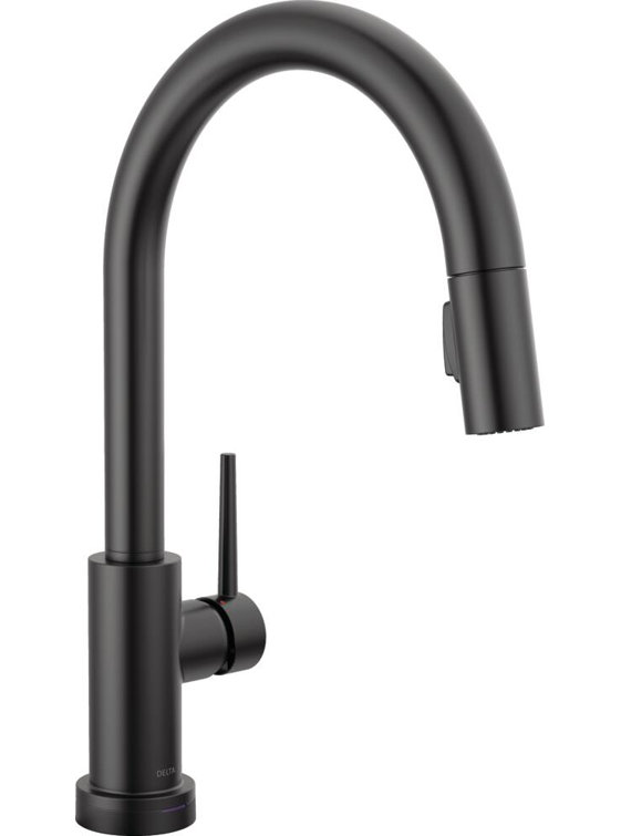 Sleek Stainless Steel Pull-Down Kitchen Faucet with Voice and Touch Control