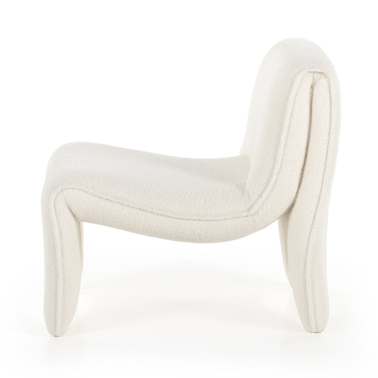 Cardiff Cream Contemporary 26.5'' Accent Chair with Performance Fabric