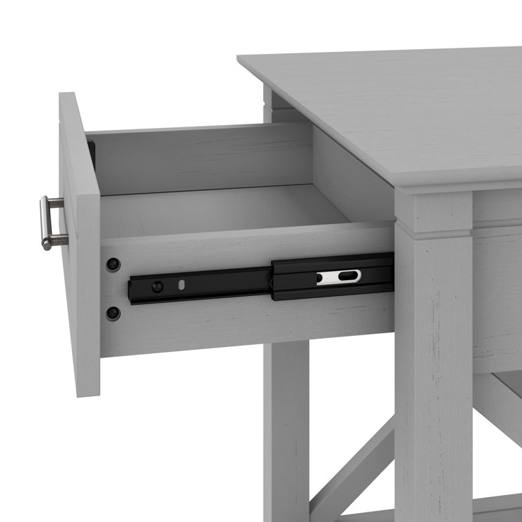 Cape Cod Gray 47" Modern Farmhouse Console Table with Storage