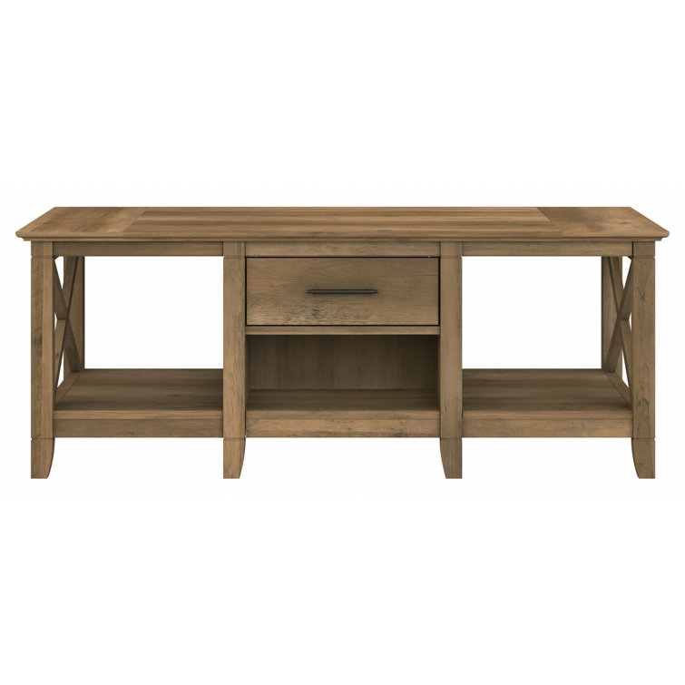 Key West Modern Farmhouse Coffee Table with Storage in Reclaimed Pine