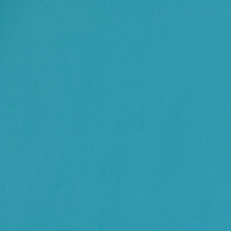 Teal Blue Light-Filtering Polyester Rod Pocket Curtain Panels, 63"