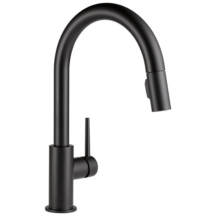 Modern Chrome Pull-Down Kitchen Faucet with 140° Swivel and MagnaTite Docking