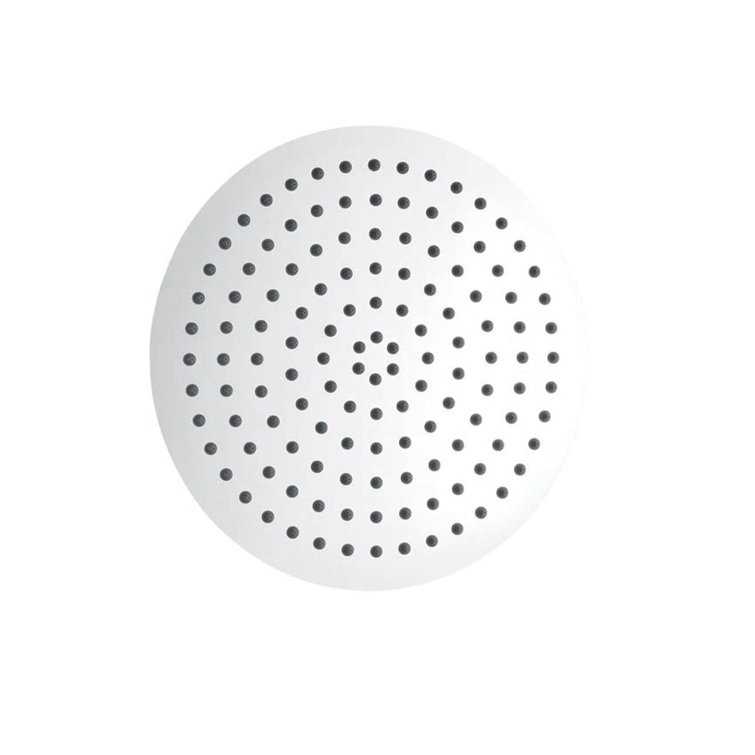 Brushed Nickel 12" Round Rain Shower Head