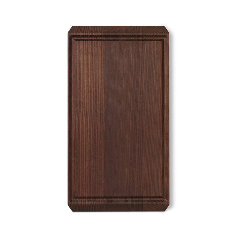 Large Dark Brown Thermo Ash Rectangular Cutting Board