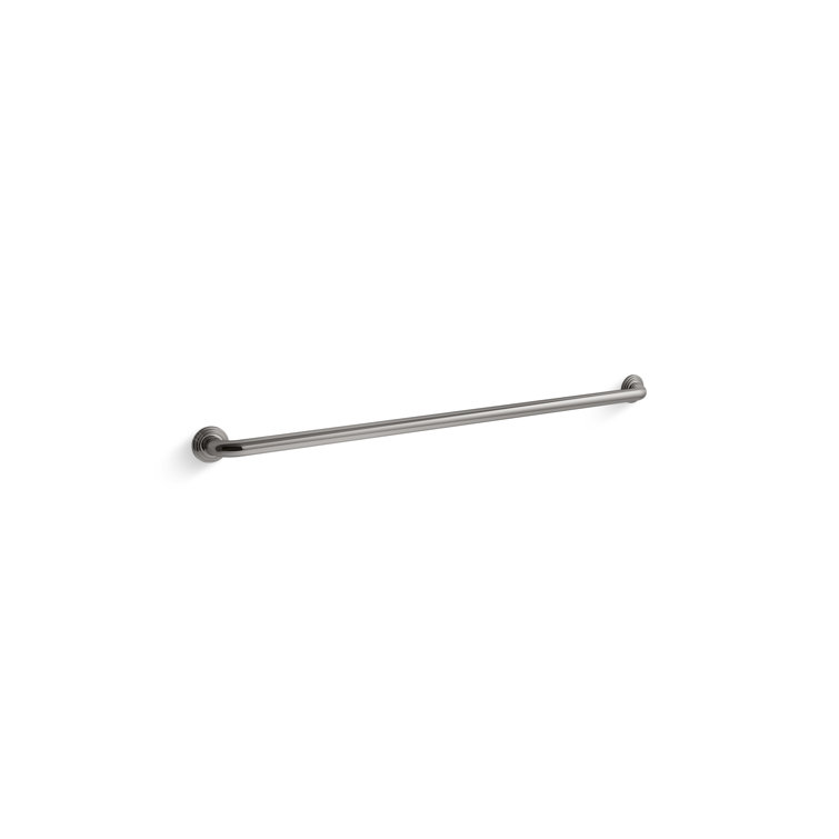 42" Vibrant Brushed Nickel Metal Bathroom Grab Bar