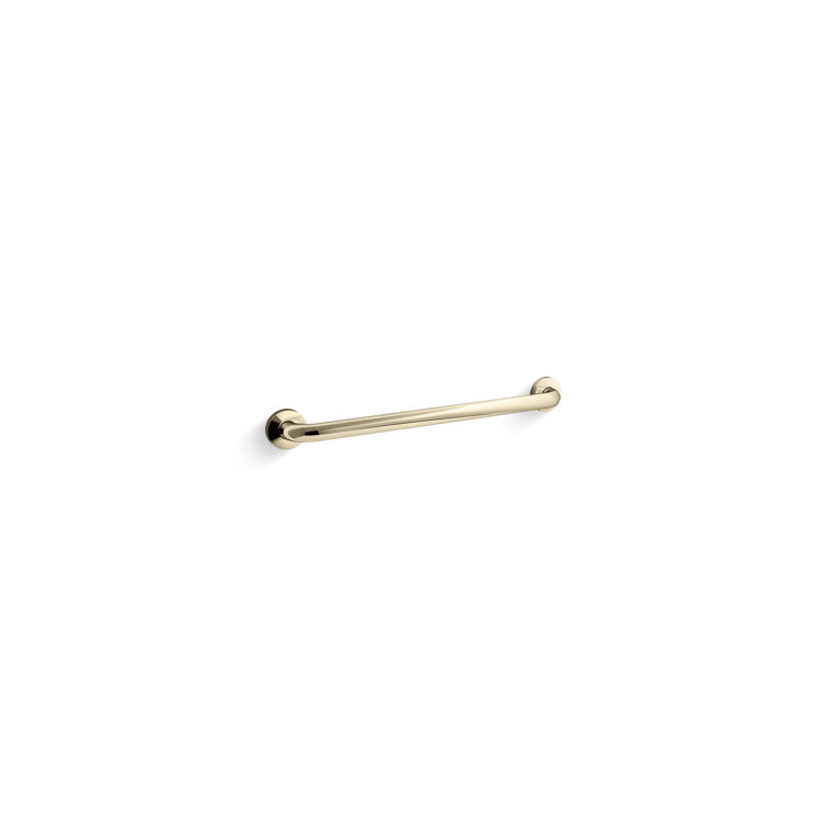 Polished Stainless Steel 24-Inch Contemporary Grab Bar