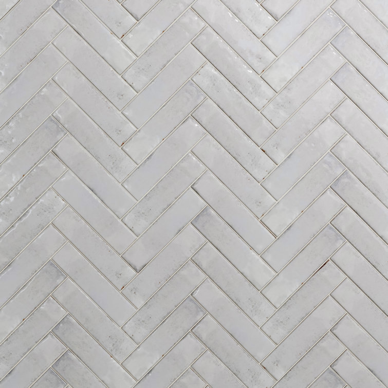 Citadel Polished Gray Ceramic Subway Wall Tile 3x12