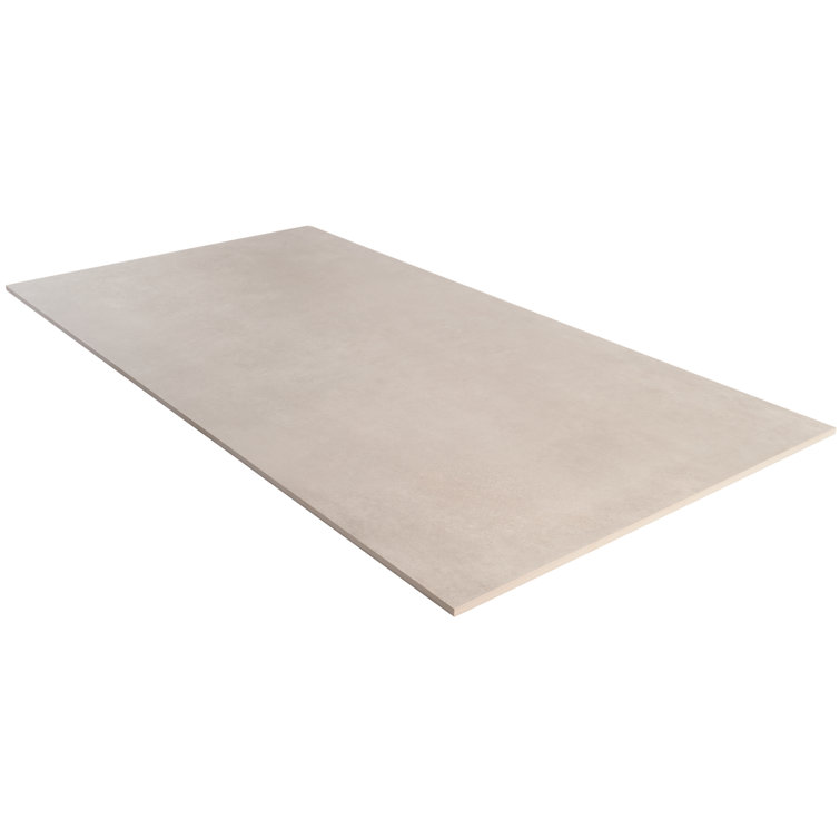 Score Matte Greige Large Format Porcelain Tile 24" x 48"