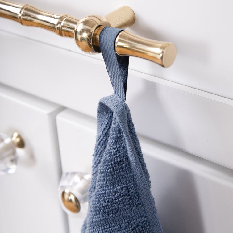 Indigo Terry Cotton Kitchen Towel Set, 17"x30"