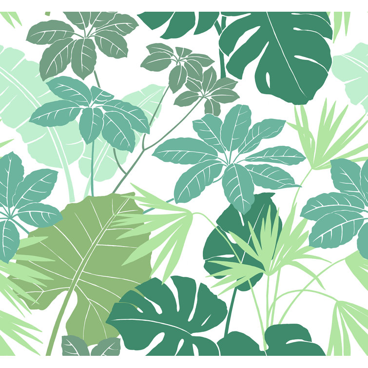 Medellin Green Rainforest Non-Woven Wallpaper Roll