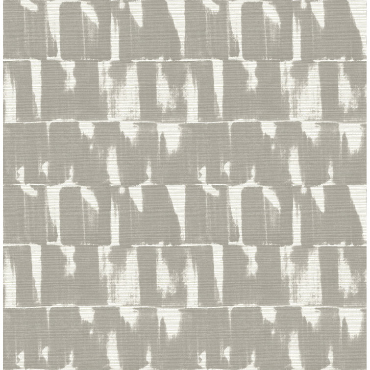 Bancroft Grey Abstract Non-Woven Washable Wallpaper