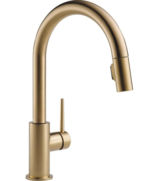 Bronze Modern Pull-Down Kitchen Faucet with Spray