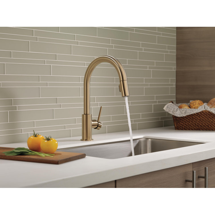 Bronze Modern Pull-Down Kitchen Faucet with Spray