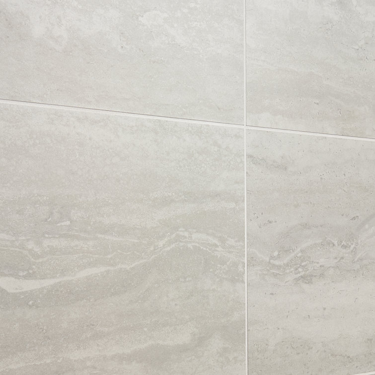 Large White Matte Porcelain Rectangular Wall and Floor Tile