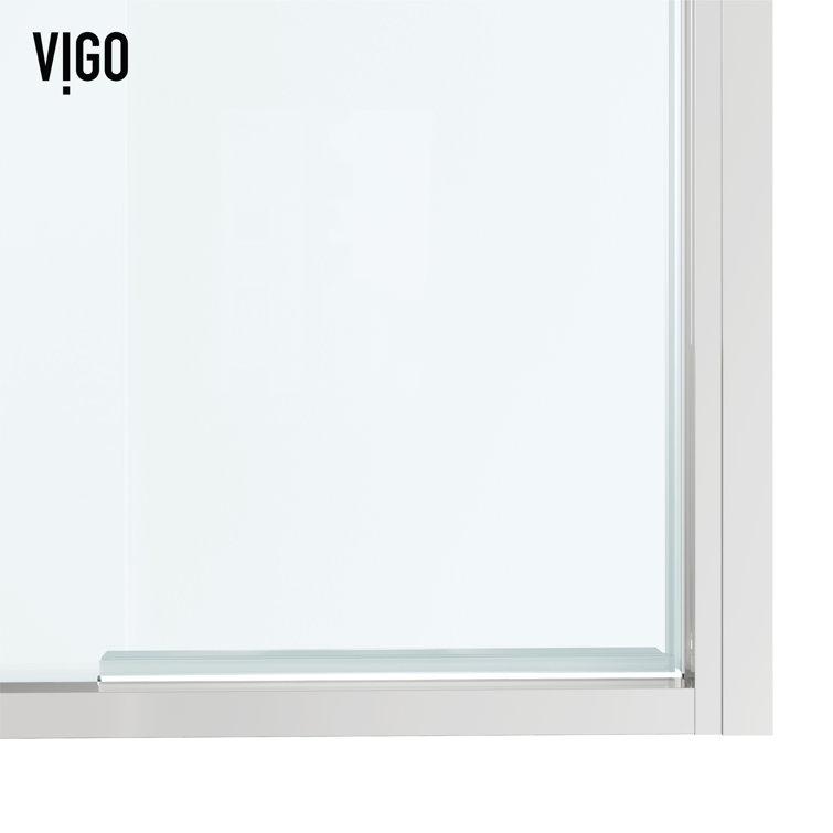 Astoria 30" x 76" Chrome Framed Pivot Shower Door with Clear Glass