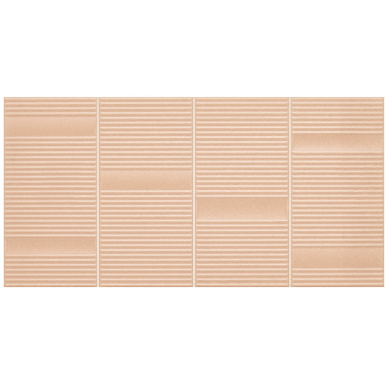 Clay 8'' x 16'' Matte Ceramic Wall Tile