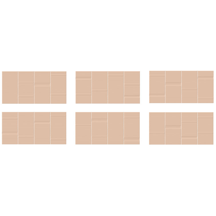 Clay 8'' x 16'' Matte Ceramic Wall Tile