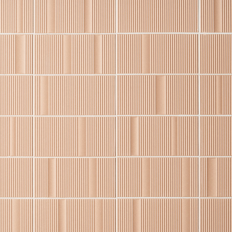 Clay 8'' x 16'' Matte Ceramic Wall Tile