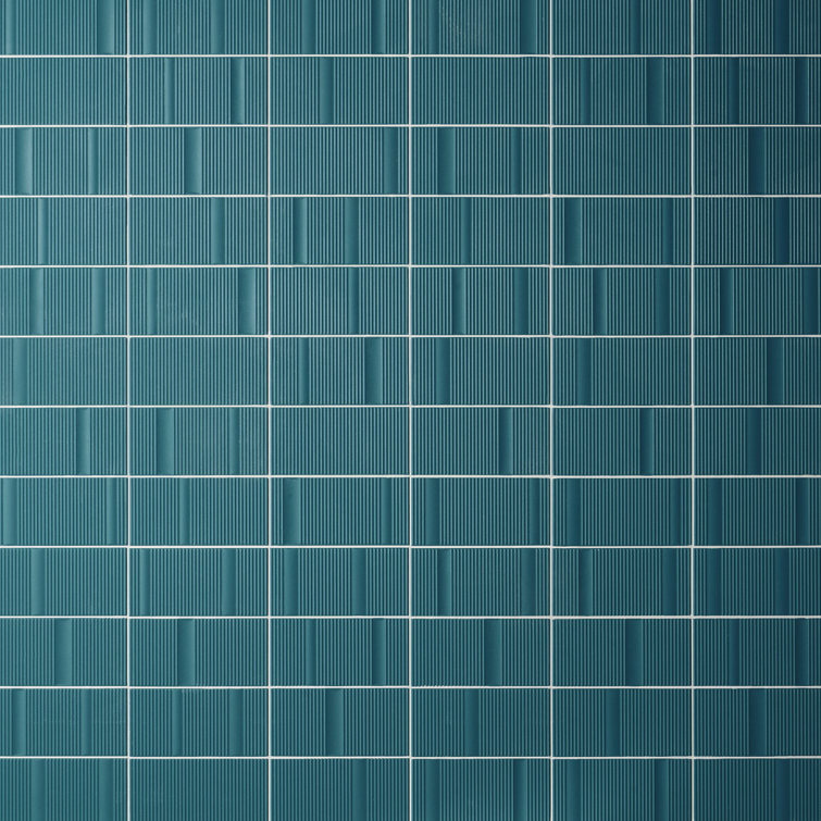 Battlefront Matte Green Ceramic Wall Tile 8'' x 16''