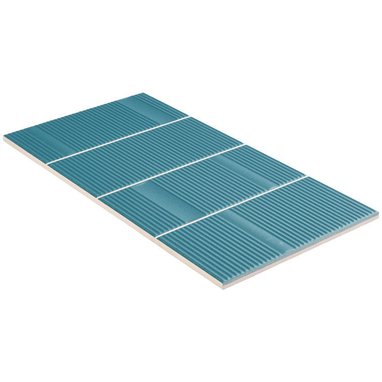 Battlefront Matte Green Ceramic Wall Tile 8'' x 16''