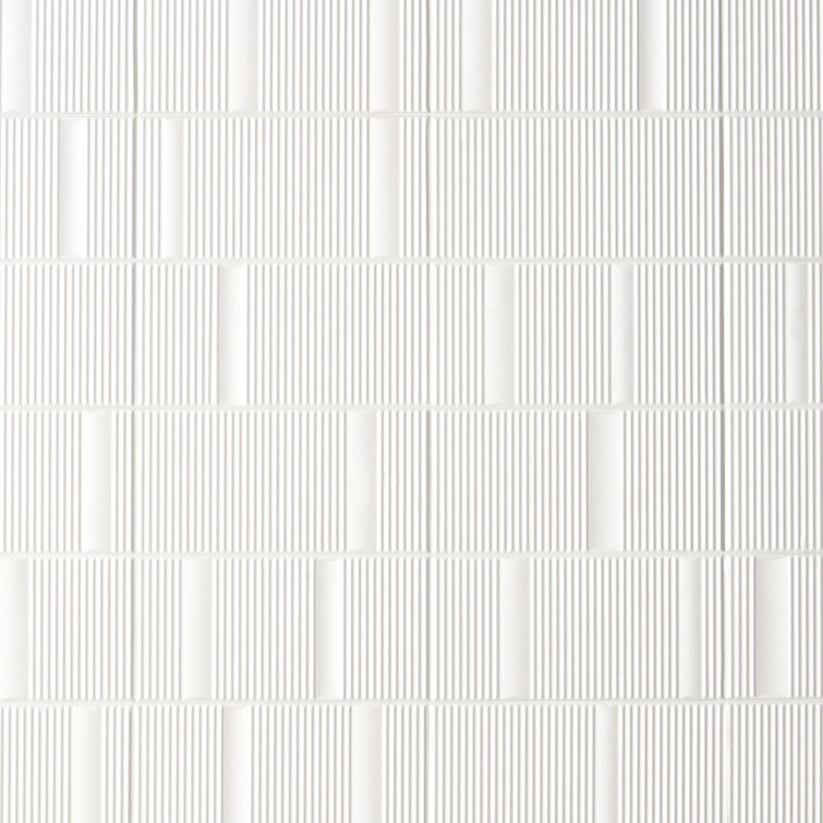 Flyer White 8'' x 16'' Matte Ceramic Wall Tile