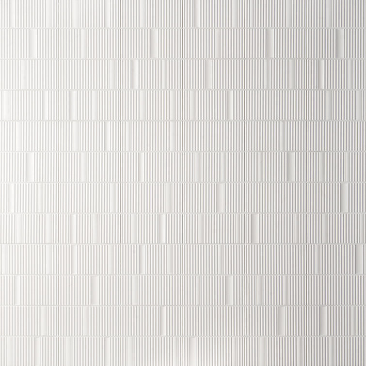 Flyer White 8'' x 16'' Matte Ceramic Wall Tile