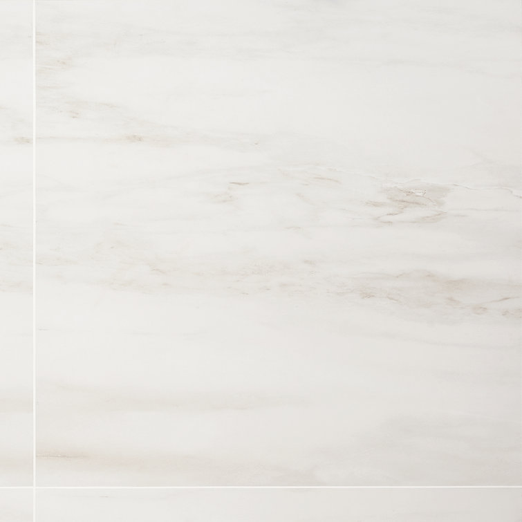 Dolomite Snow Matte White Large Format Porcelain Floor and Wall Tile