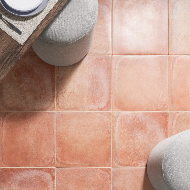 Kaleo 14.17 in. Matte Porcelain Terracotta Look Tile
