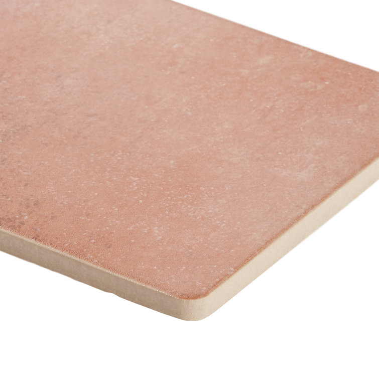Kaleo 14" x 7" Matte Porcelain Terracotta Brick Floor and Wall Tile