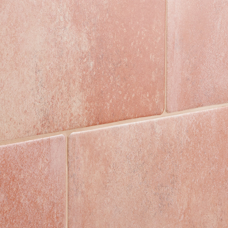 Kaleo 14" x 7" Matte Porcelain Terracotta Brick Floor and Wall Tile