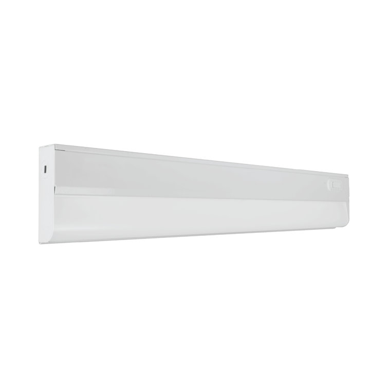 21-inch Matte White Metal LED Under Cabinet Light Bar