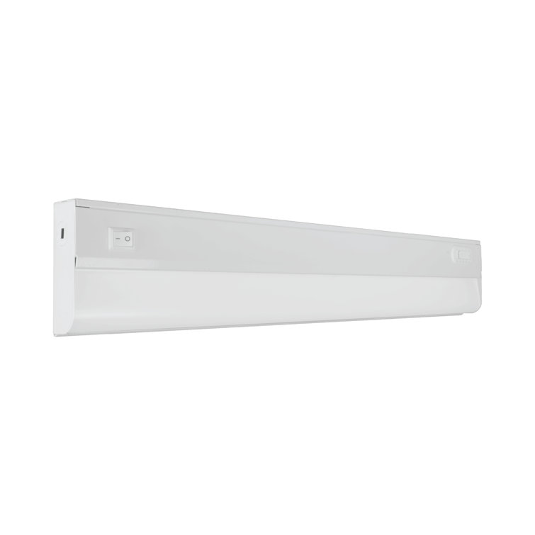 21-Inch White Adjustable LED Under Cabinet Light Bar