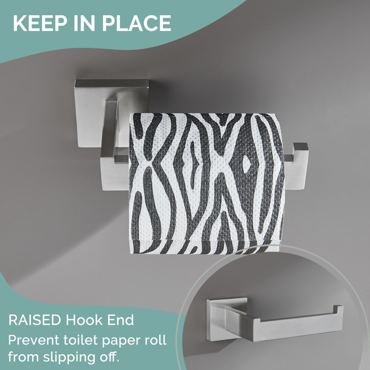 Brushed Nickel Stainless Steel Wall Mounted Toilet Paper Holder