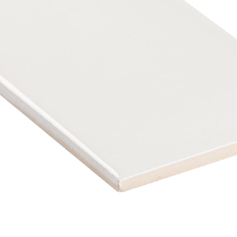 Mist Polished Porcelain Subway Wall Tile 3.93'' x 11.81''