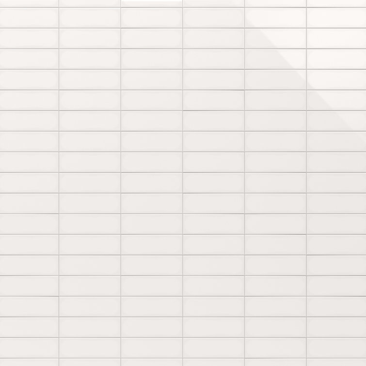 Mist Polished Porcelain Subway Wall Tile 3.93'' x 11.81''