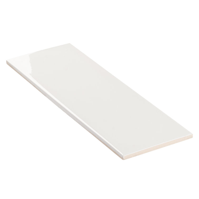 Mist Polished Porcelain Subway Wall Tile 3.93'' x 11.81''